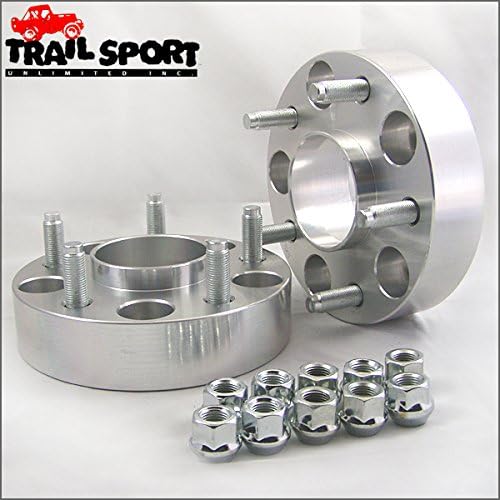 trailsport4x4 1.25 inch Hubcentric Wheel Spacer Kit with Studs for Dodge - 5x5.5 Hub
