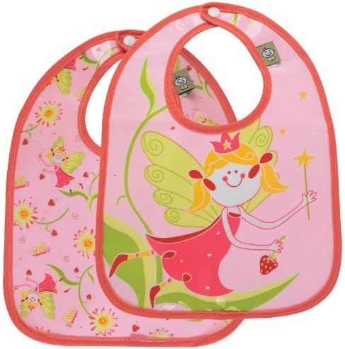 SugarBooger Fairies and Berries Mini Bib Gift Set of 2