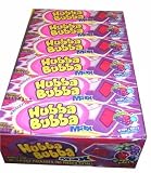  : Wrigleys Hubba Bubba Max Bubble Gum, Grape-berry, 5 Piece Packs, (Pack of 18)