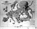 ...Serio-comic war map for the year 1877 (Reprint measured in inches 24 x 18)