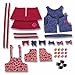Sew Cool, Trendy Doll Clothes Fabric Kit (Colors and Styles Vary)