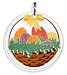 Peggy Karr Handmade Art Glass Ornament, Easter Basket