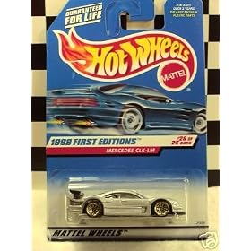 Mattel Hot Wheels 1999 1:64 Scale First Editions Silver Mercedes CLK-LM Die Cast Car 26/26
