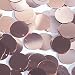Round Flat Sequin 18mm Top Hole Soft Pink Metallic. Couture Paillettes. Made in USA