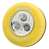 Sylvania DOT-it H2O Battery Powered Waterproof LED Light, Yellow