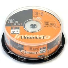 Intenso CD-R Rohlinge 700MB, 52x, Spindel, 25er Cakebox