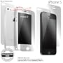 iPhone 5 PRO GUARD (PHASE 2) �w�ʕt�i�\���ّf�ށj (�S���, �������׃A���`�O���A Super HDAG #6)