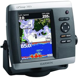 Garmin GPSMAP 541s 5-Inch Waterproof Marine GPS and Chartplotter with Sounder