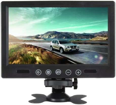 9 Inch 800 X 600 Pixels High Resolution Pillow TFT LCD Color Screen Car Rearview Mirror Monitor Support Two Auto Ways of Video Output V1/v2 Selecting Widescreen Car Rear View Monitor with Touch Button & Remote Control Function