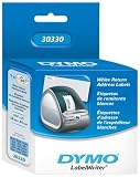 DYMO LabelWriter Return Address Labels, White, 3/4 x 2, 1 Roll/Box, 500 Labels/Roll (30330)