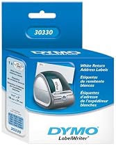DYMO 3/4 X 2IN Return Address Labels (500/Roll) (White)