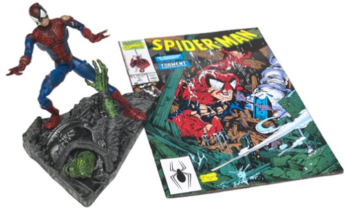  Spider-Man Classics Action Figure Battle Ravaged Spider-Man w/ Reprint SM #5