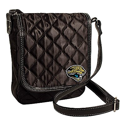 Jacksonville Jaguars Quilted Purse, Black