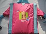 Barbie Easy Carry Pink Folding Beach Chair with Back Storage