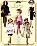 Fashion Model Barbie Five Magnet Set