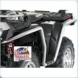 New Polaris Bodyguard Left Fender Protector / Fits 2005-06 Polaris Sportsman Atvs / Available in Wrinkle Black and Silver / Silver Pt # 2875601