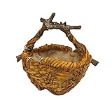 ガーデンオブジェ・置物 （バスケット） EDC-0470