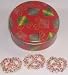 Gourmet Food : Scott's Cakes 1 lb. Dark Chocolate Covered Pretzel with Rainbow Jimmies in a Christmas Present Tin
