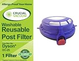 Post HEPA Filter fits Dyson DC25 Vacuum Cleaner; Washable & Reusable; Replaces Dyson DC25 Filter Part # 916188-05, 91618805, 916188 05