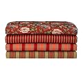 Wicker Love Seat Cushion - Sunbrella Fabric (41x19")