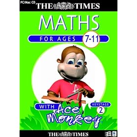 The Times Ace Monkey Key Stage 2 Maths (Ages 7-11)