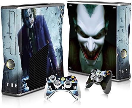 Xbox 360 slim skin sticker Firstway® Decals Vinyl Skin Cover Protector for XBOX 360 SLIM console skin Set included 2pcs for Wireless Remote Controller skins