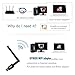 UYIKOO ® 300Mbps USB Wifi Dongle 2.4Ghz and 802.11N/G/B Wireless Network Adapter Band Antenna for Desktop PC Laptop,Support Windows XP,Win Vista,Win 7,Win 8.1,Mac OS X 10.6-10.11