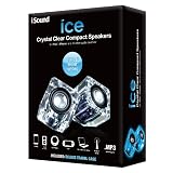 i.Sound Ice Crystal Clear Compact Speakers (Clear)
