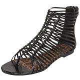 MIA Womens Tuscan Sandal,Black Snake,7.5 M US Sandal