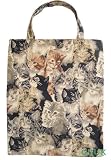from Green Bear QHS Eco Tote Tapestry Shopping Bag (Gobelin Style) Cats