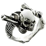 Crawling Skeleton - Sterling Silver Ring