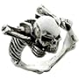 Crawling Skeleton - Sterling Silver Ring Size 13