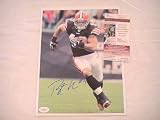 PEYTON HILLIS SIGNED AUTO AUTOGRAPHED 8X10 PHOTO CLEVELAND BROWNS W/ COA AND HOLOGRAM JSA
