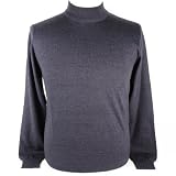 Royal Cashmere RC 904 Lupetto Uomo Dark Blue Mockneck Men's Sweater