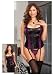 Dreamgirl Plus Size Sexy Corset Lingerie Set (3X-4X Plus)
