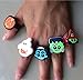 50 Halloween Novelty Rings Assorted Designs - Teenage/Adult Size