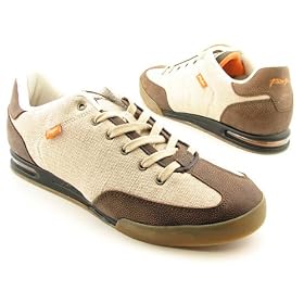 PHAT FARM Myk Canvas Lace-Ups Shoes Brown Mens by Phat Farm