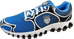 K-Swiss Men's Tube 100 Dustem Running Shoe,Blue,11 M US