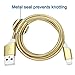 Miger (3.3 Ft/1 Meters) Apple Certified 8-Pin Lightning to Cable for iPhone, iPad Pro, iPad Air, iPad min, iPod (Gold)