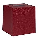 Red Faux Croc Tissue Box Cover