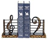 SI 91-4212 Pair Treble And Cleff Bookends