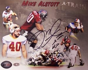 Mike Alstott Autographed Hand Signed Tampa Bay Buccaneers 8x10 Photograph - Limited Edition of 40