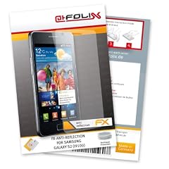 atFoliX FX-Antireflex Displayschutzfolie f�r Samsung Galaxy S2 (i9100) - Displayschutz antireflektierend! H�chste Qualit�t - Made in Germany!