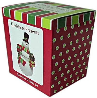 Certified International Christmas Presents Snowman Cookie Jar by Christmas Presents
