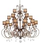 Minka Lavery Aston Court 4759-206 Large 21-LT 1260w (60"H x 59"W) Chandelier Lighting in Bronze
