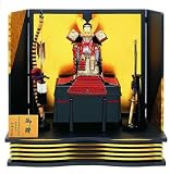 五月人形 鎧飾り 加藤一冑作 三分の一 上赤大鎧飾りセットの画像