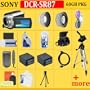 Sony DCR-SR87 80GB Handycam Camcorder + HUGE ACCESSORIES PACKAGE INCLUDING WIDE ANGLE MACRO LENS + 2X TELEPHOTO + 3 PC FILTER KIT + 1GB PRO DUO MEMORY CARD + 2x EXTENDED LIFE BATTERIES + CARRYING CASE + TRIPOD & MUCH MORE !!