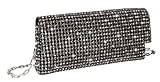 Glamour Bag - GB256-03 - Cocktail - Sac Femme - Cristaux Swarovski - Gris