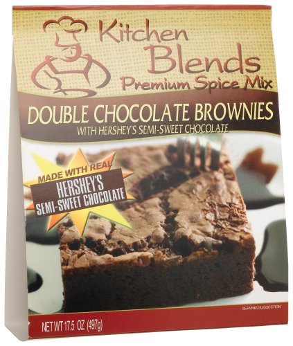 Kitchen Blends Double Chocolate Brownie Mix, 17.5-Ounce Packages (Pack of 3) by Kitchen Blends