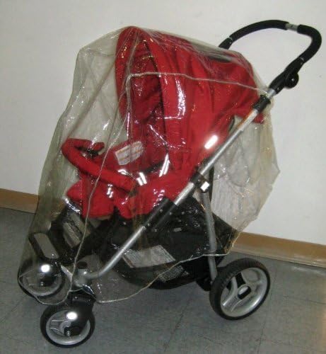 Sasha Kiddie Kolcraft 2R Kolcraft Contours 3 Wheeler Single Stroller Rain and Wind Cover - Stroller Not Included by Sashas Kiddie Products